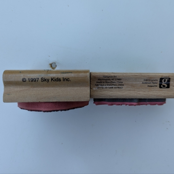 Floral Heart and Sentiment Rubber Stamps - Picture 2 of 7